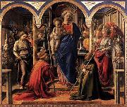 Fra Filippo Lippi Barbadori Altarpiece painting